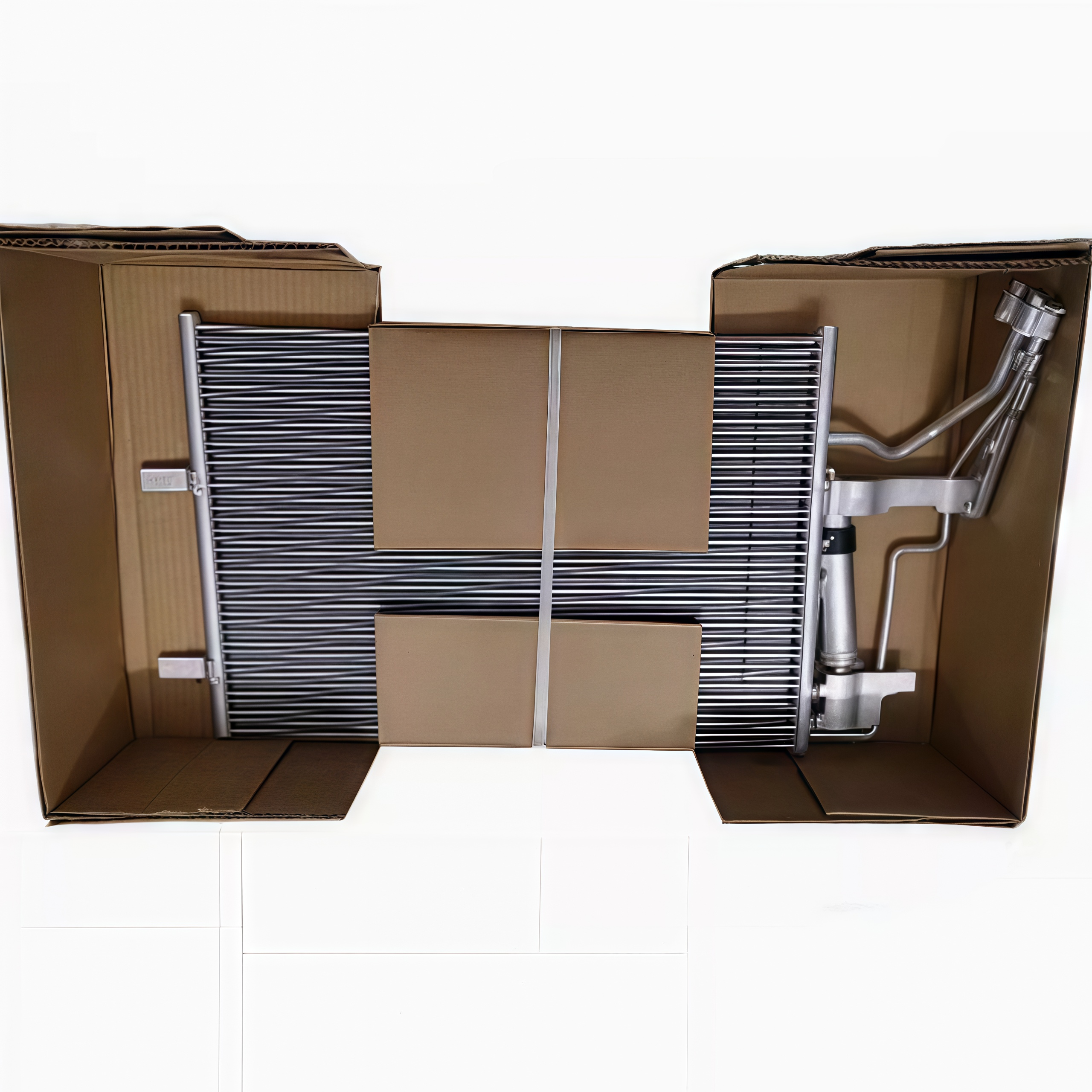DEVELON DAEWOO DOOSAN Excavator Air Conditioner Parts Carrier Condenser Coil Manufacturers 440204-00073 for DX75
