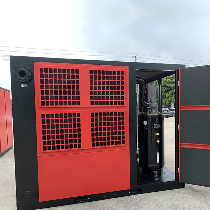 75kW 100HP Two-stage Compression Permanent Magnet Low Pressure Screw Air Compressor