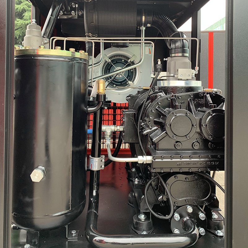 75kW 100HP Two-stage Compression Permanent Magnet Low Pressure Screw Air Compressor