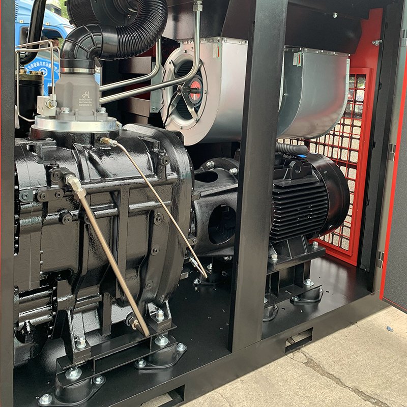 75kW 100HP Two-stage Compression Permanent Magnet Low Pressure Screw Air Compressor