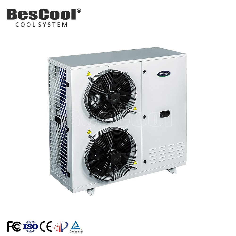Box-Type Integrated Condensing Unit R404a Copeland Scroll Compressor for Refrigeration & Air Cooler Evaporator for Cooling Rooms