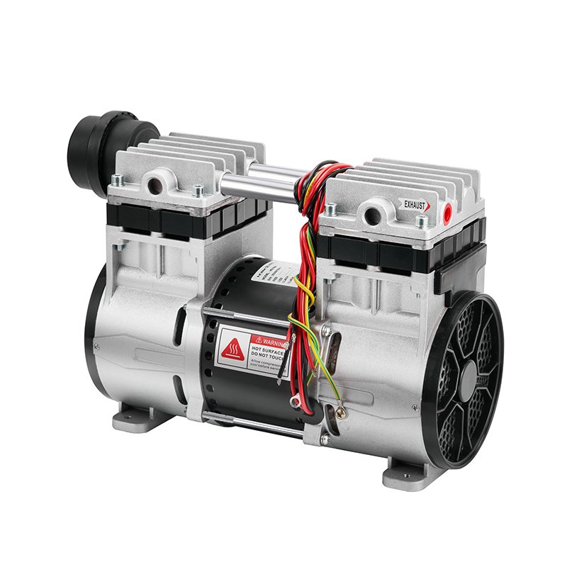 Fast Gas Release Low Noise Mute Type Silent Painting Spray Oilless Portable Air Compressor Medical Piston Engine Motor