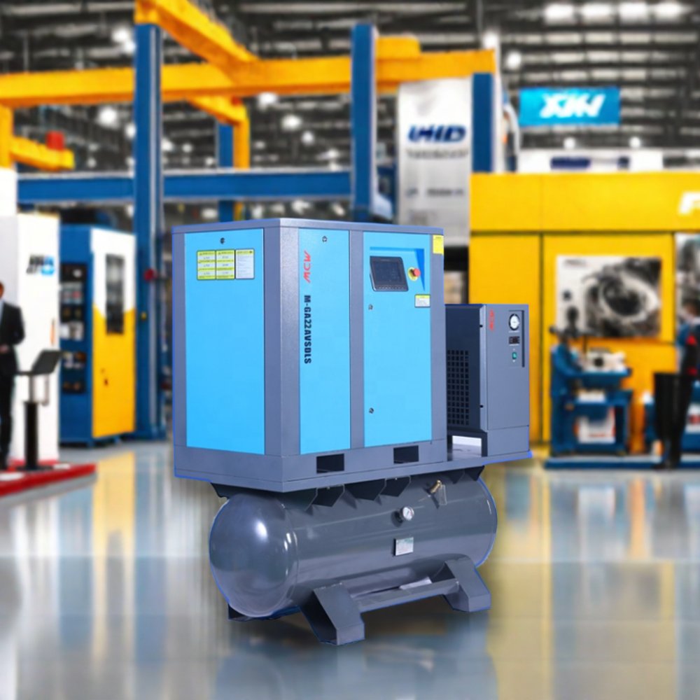 TOP 15KW 20HP All-in-One Intergrated Laser Screw Air Compressor for Laser Cutting 16Bar 208V 220V 240V 380V 400V with CE