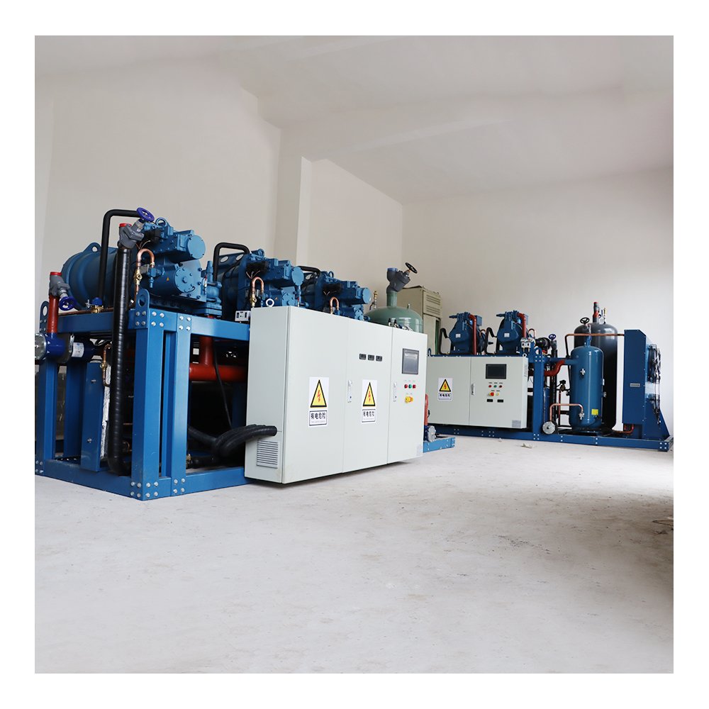 Super Fast Cooling Condensing Unit Air Cooling Screw 50hp Screw Compressor Unit for Factory Cold Room Use
