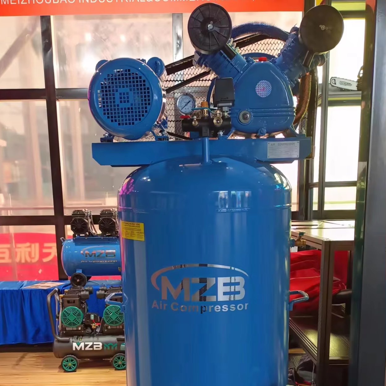 MZB piston air Compressor 100L 150L 200L 300L 2hp 3HP 5.5HP Vertical Piston air Compressor