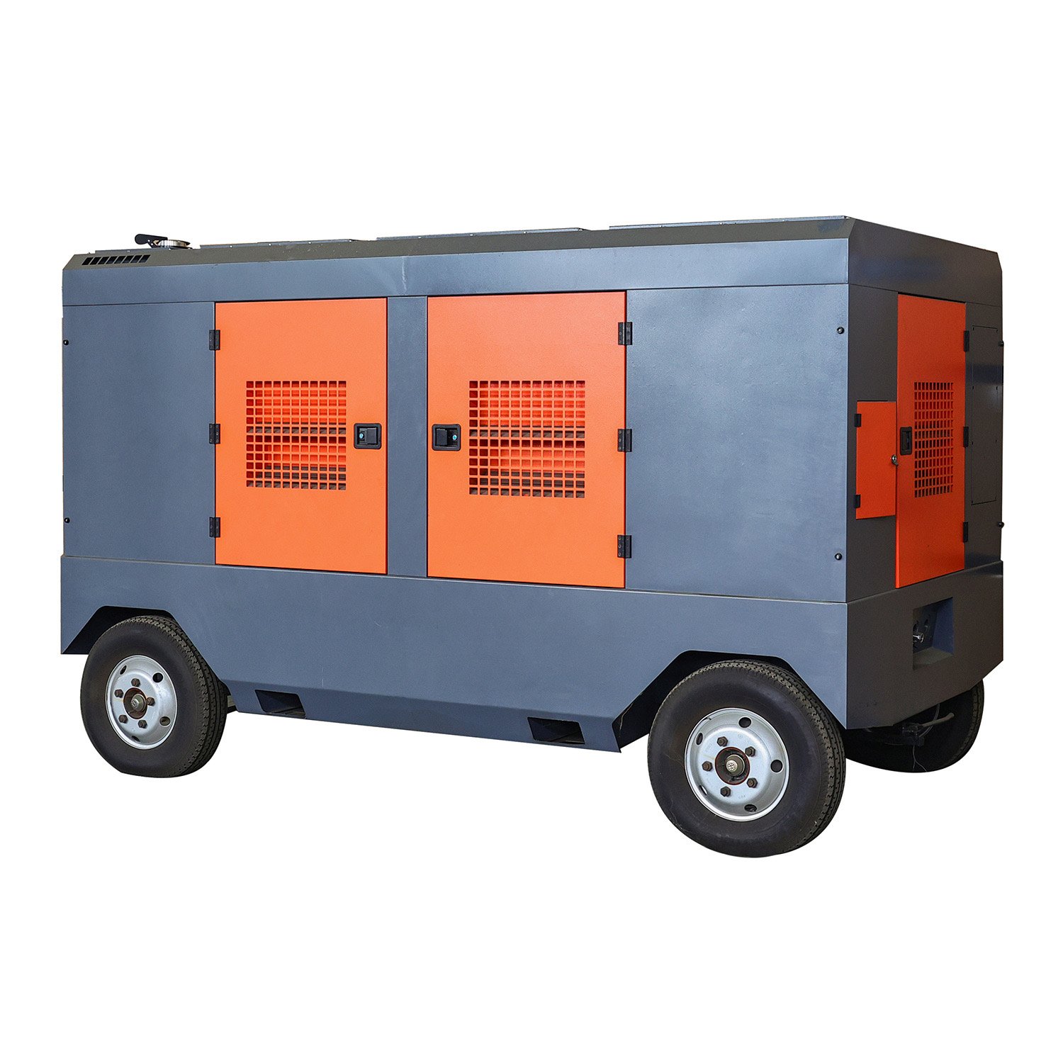 High air Cooling Efficiency 110kw 15m3/min 17bar Two Stage 380v Portable Industrial Screw air Compressor diesel air Compressor