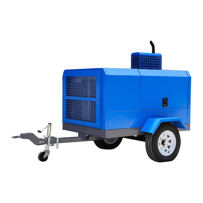 High air Cooling Efficiency 110kw 15m3/min 17bar Two Stage 380v Portable Industrial Screw air Compressor diesel air Compressor