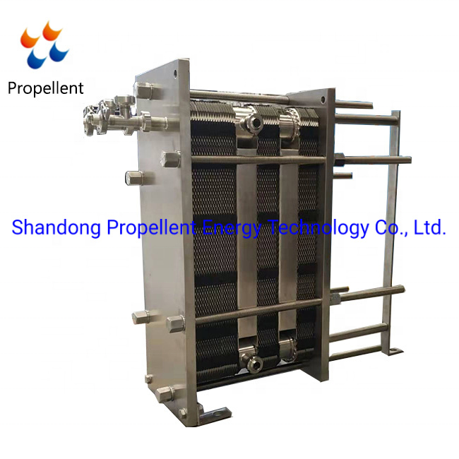 Food Factory Sanitary Stainless Steel Plate Heat Exchanger for Milk Beer Wort Cream Chiller