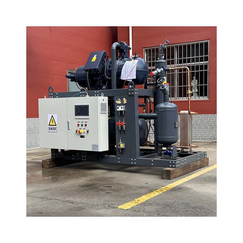 180hp Screw Compressor Air-cooled Evaporative Condenser Freezer Room Condensing Unit