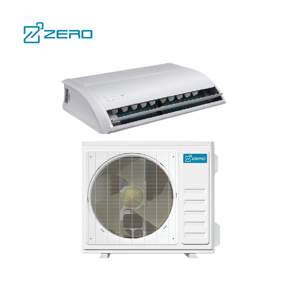ZERO R32 48000 55000 Btu Duct Type Cooling and Heating Inverter Air Conditioner Low Noise Side Discharge Condenser Type