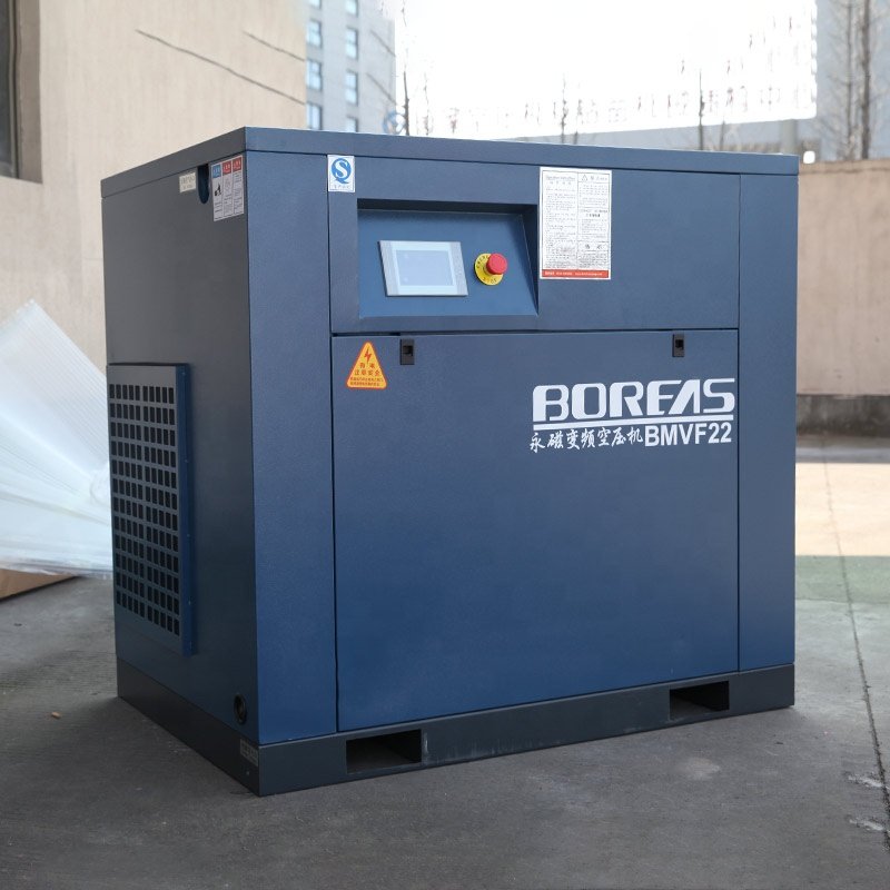 OEM General Industrial 30hp Low Noise 22kw Variable Speed Rotary Screw air Compressor BMVF22