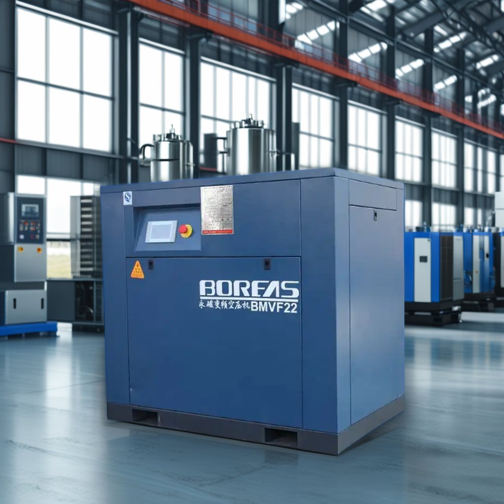 OEM General Industrial 30hp Low Noise 22kw Variable Speed Rotary Screw air Compressor BMVF22