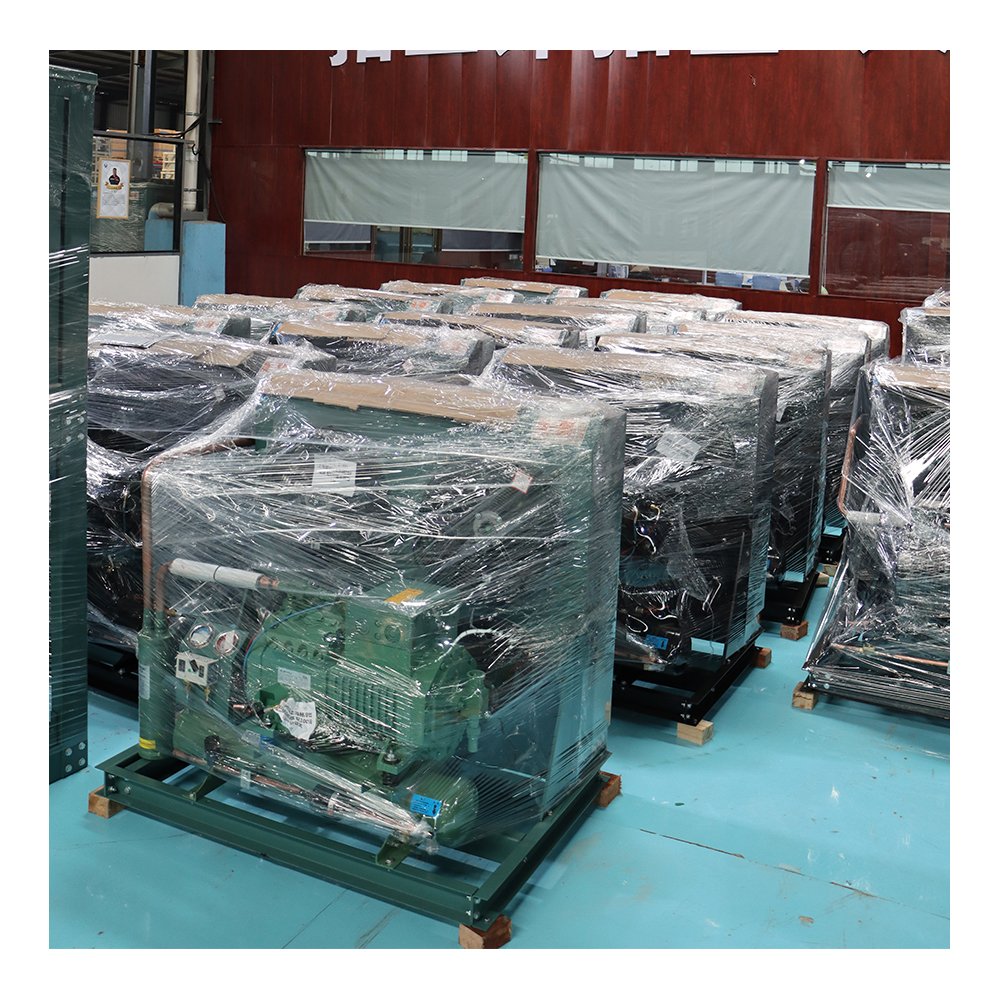 Heleng 100HP Widely Used Low Operational Cost Price Screw Water Source Heat Pump Compressor Condensing Unit for Cold Room