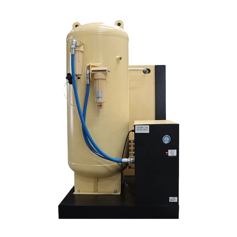 7.5KW 11KW 15KW 18.5 Energy Saving 4-in-1 All in One Screw air Compressor Fixed Speed air Compressor with air tank and Dryer