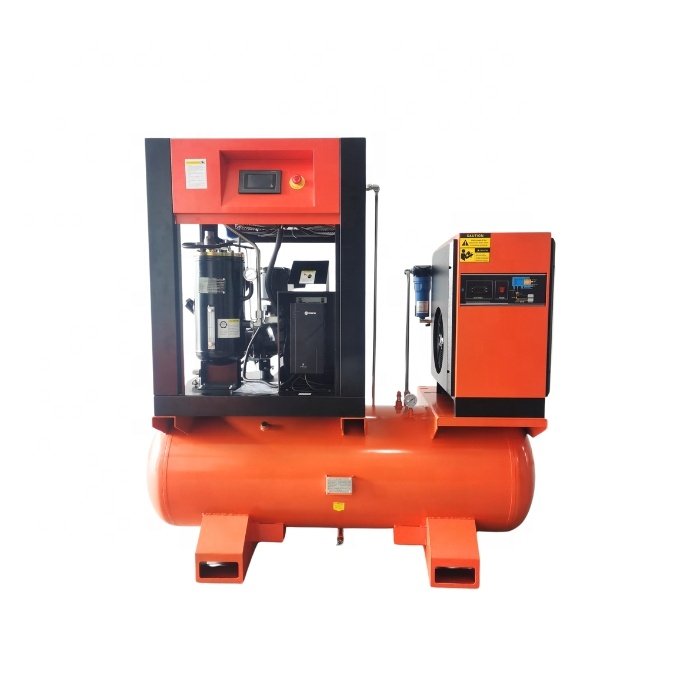 Compmax Customized 10HP 15HP 20HP 30HP Rotary Silent Air-compressors 8 Bar 10 Bar 12Bar 16 Bar Industrial Screw Air Compressor