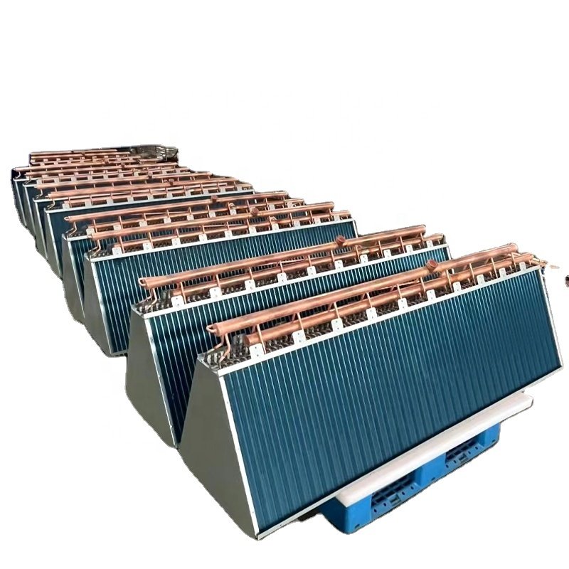 High Efficient Oem Refrigeration Copper Tube Fin Oil or Air Cooling Heat Exchanger Coil for Condenser Evaporator