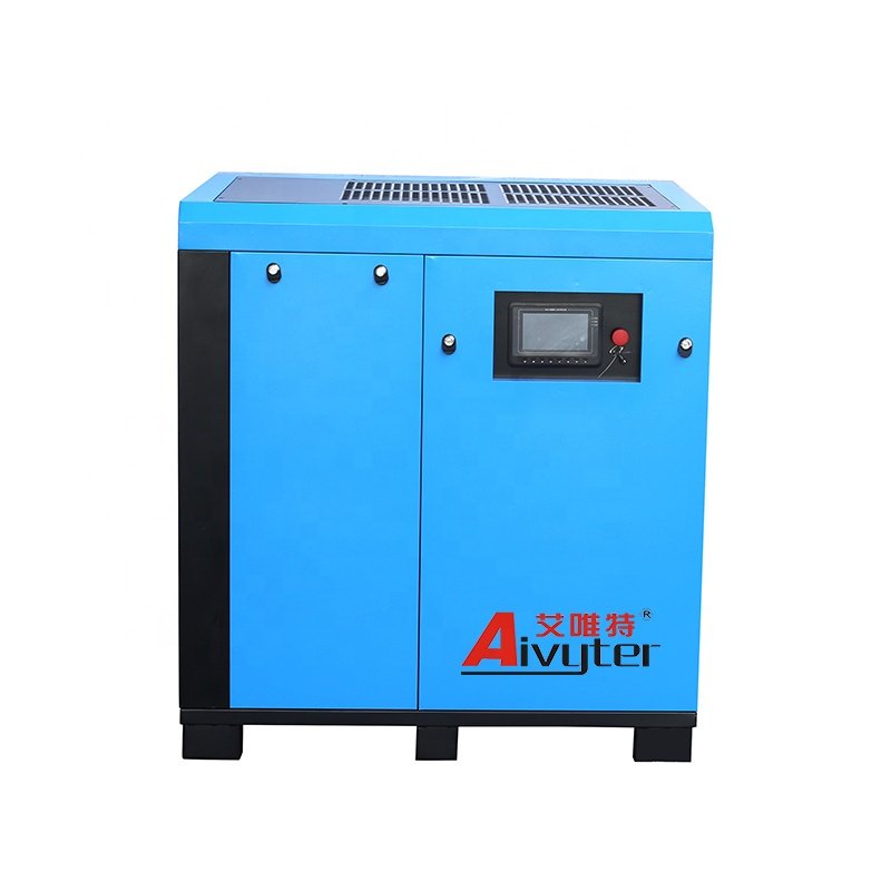 40HP 30kw 10bar Permanent Magnet Inverter AC Electric Industrial Rotary Screw Air Compressor
