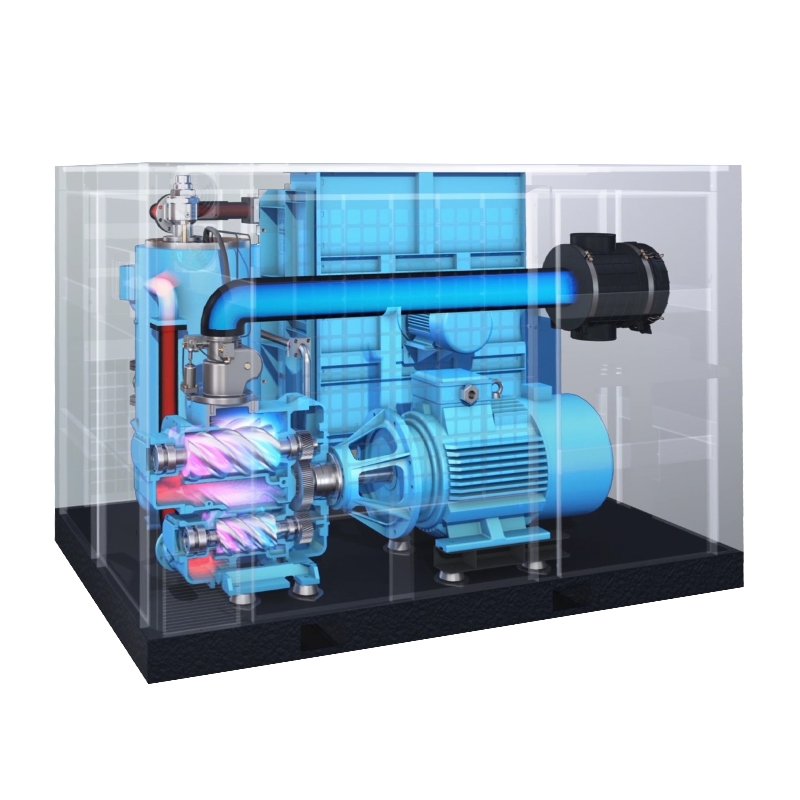 Wholesale Compresores De Aire High-Efficiency and Energy-Saving Two-Stage Compression Screw Air Compressor