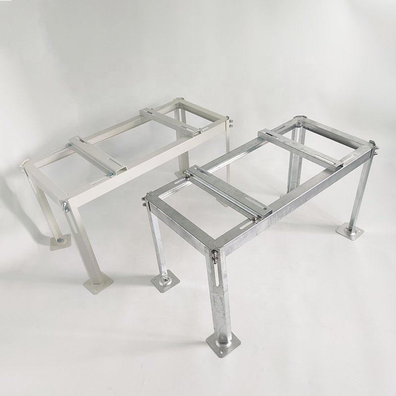 Hot Dipped Galvanized Steel Mini Split AC Floor Stands air Conditioner Ground Mounting Brackets AC Condenser Stand