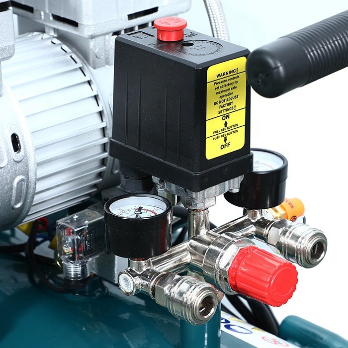 High Quality 2HP Oil Free air Compressor Electric Silence 50L Oilless air Compressor HK750X2-50