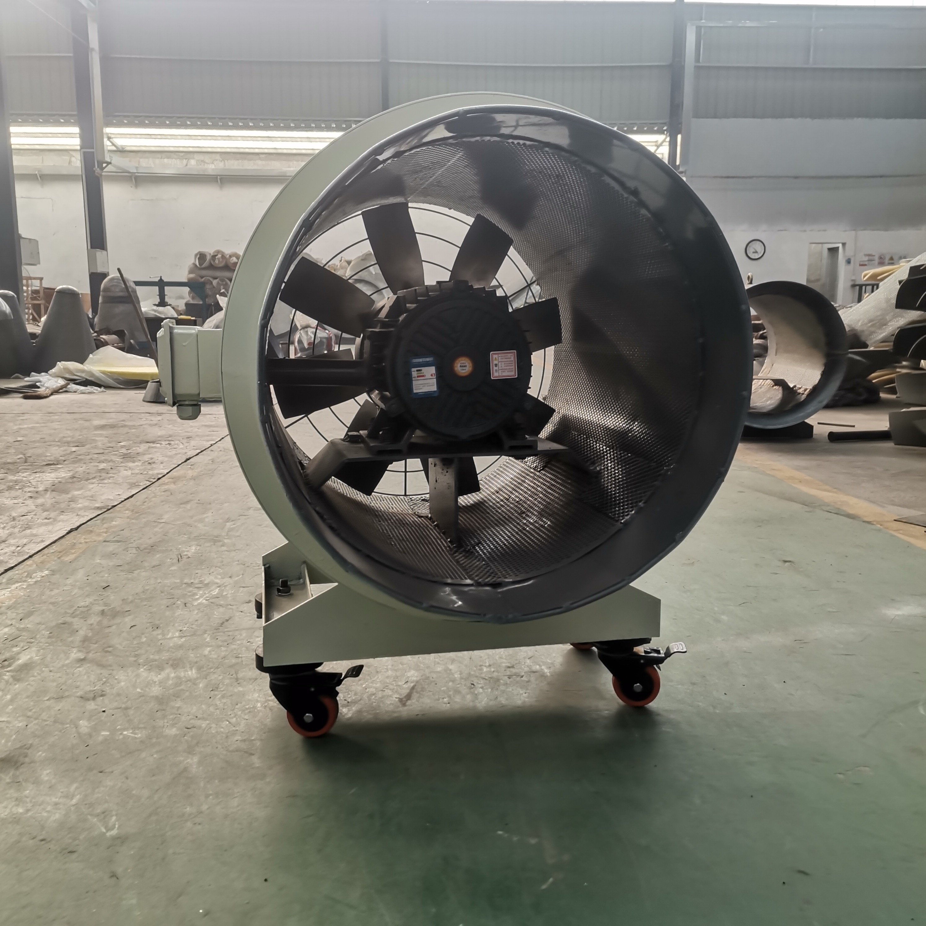 China Hot Sale Industrial Mining Tunneling Ventilation Blower Fan With Muffler