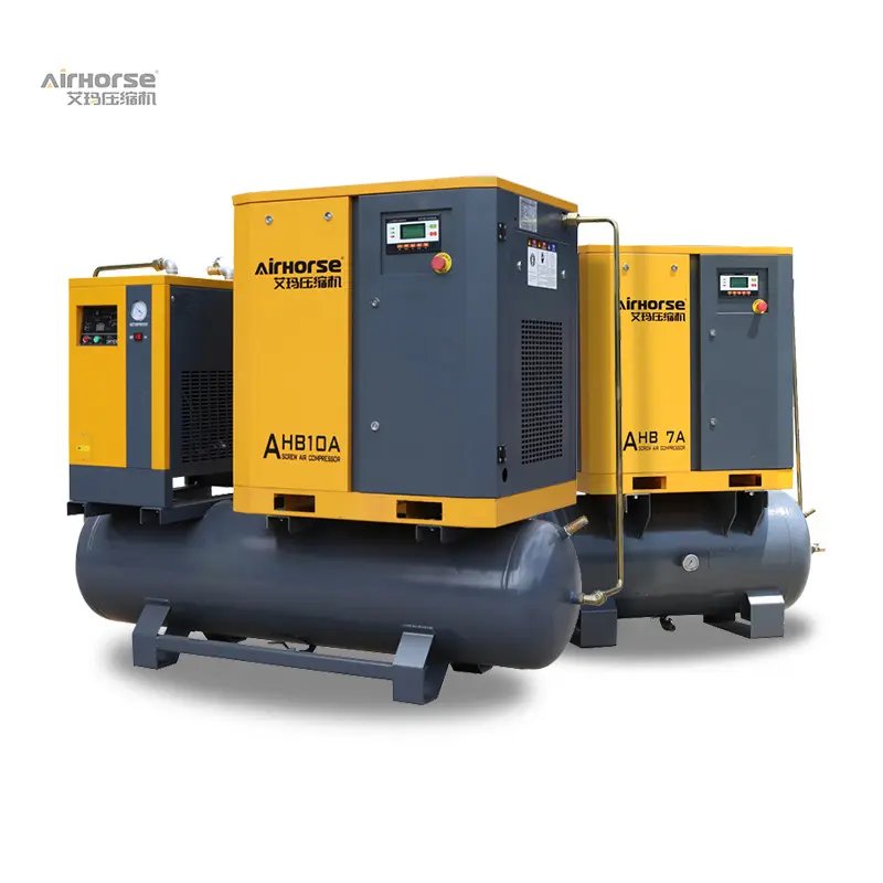 air Pressure Machine for Plastic Injection Molding Moulding Machine Industrial Silent Screw Air Compressors&parts for 15kw 8 bar