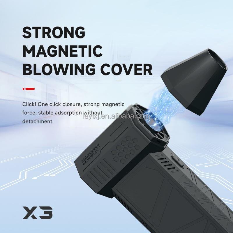 130000 RPM Mini Cordless Turbo Jet Blower Compressed Air Duster Pro for Car Drying Industrial Grade Battery Powered