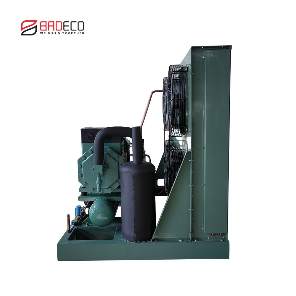 Japan Suppliers 6 hp 8 hp 15 hp Condensing Unit Compact Refrigeration Compressor Unit Dual Fan Condensing Unit for Cold Room