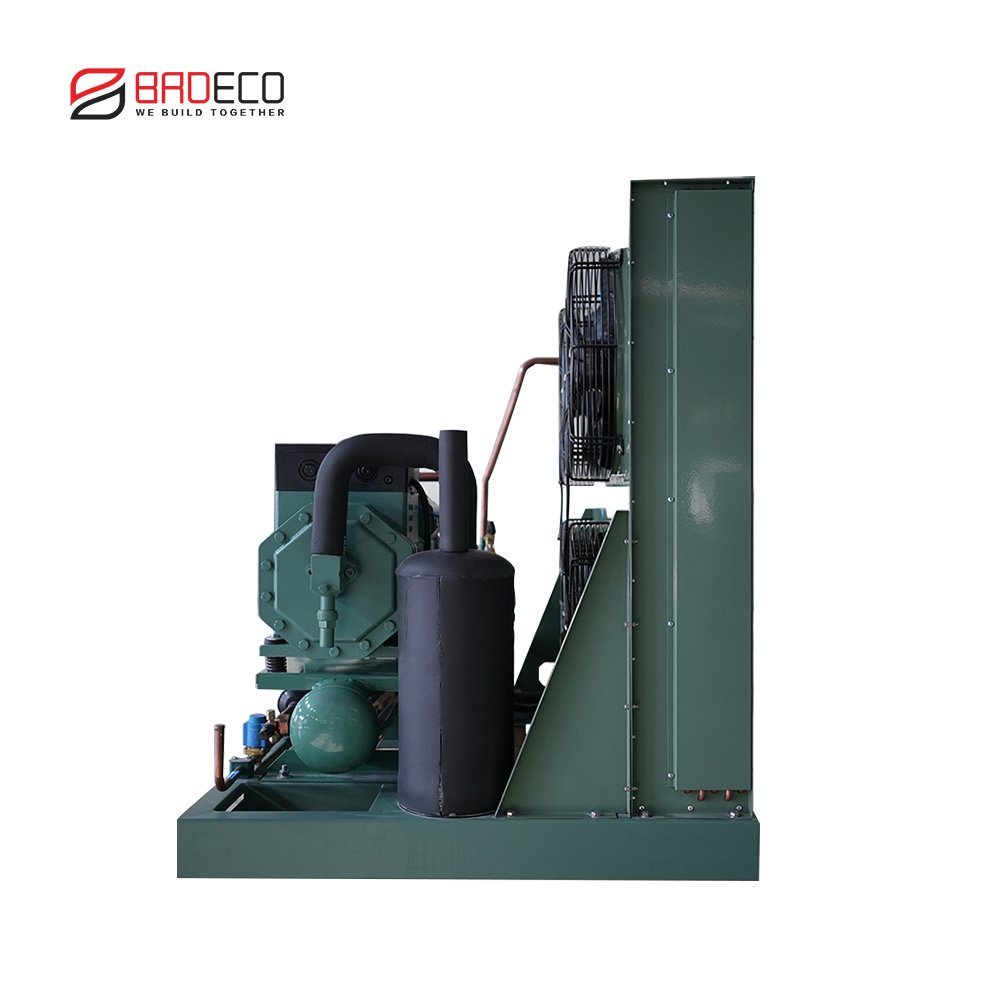 Japan Suppliers 6 hp 8 hp 15 hp Condensing Unit Compact Refrigeration Compressor Unit Dual Fan Condensing Unit for Cold Room