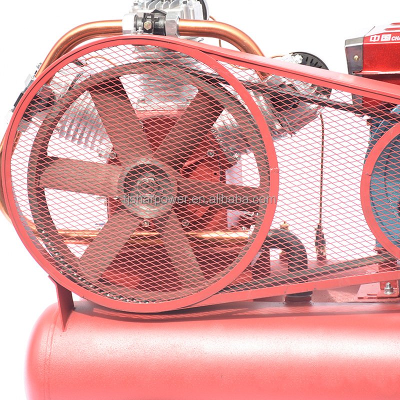 Portable Mining 15kw W-3/5 Electric Motor or diesel Engine 3 Piston Type air Compressor with Jack Hammer