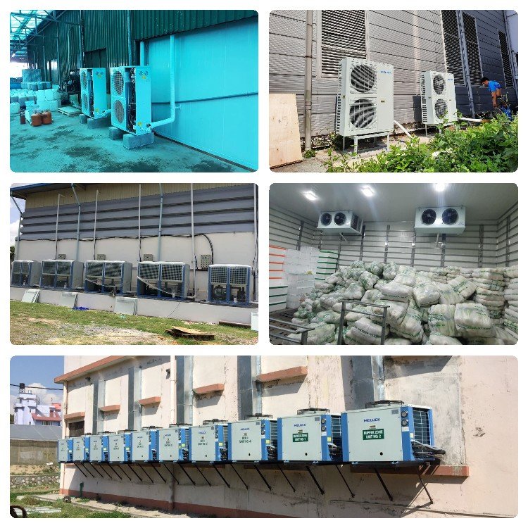 9HP Low Failure Semi-hermetic Refrigeration Freezing Cold Room 3HP Condensing Box Unit for Chiller Room
