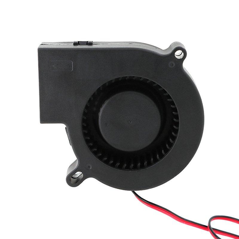 CoolCox 75mm Dc Small Cooling Brushless Blower Fan,82x74x25mm 5v 12v 24v, air Cooler Heatsink Suitable for Dryer,deodorizer