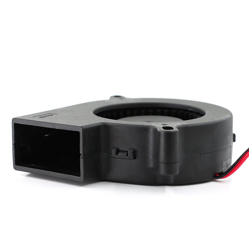 CoolCox 75mm Dc Small Cooling Brushless Blower Fan,82x74x25mm 5v 12v 24v, air Cooler Heatsink Suitable for Dryer,deodorizer