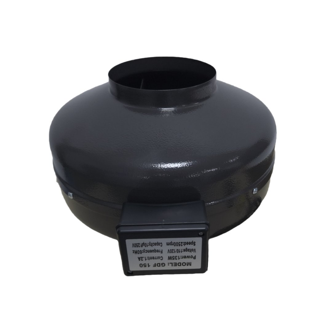 CE Centrifugal Blower Fan Dc 110-240V 6 Inch Inline Duct Fan for Manufacturing Facilities