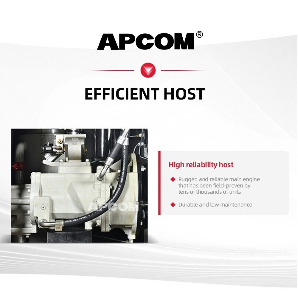 APCOM 18.5kw Aircompressor Heavy Duty 18.5 kw Electric Rotary air Screw Compressor 25hp 25 hp