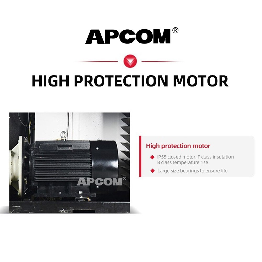 APCOM 18.5kw Aircompressor Heavy Duty 18.5 kw Electric Rotary air Screw Compressor 25hp 25 hp