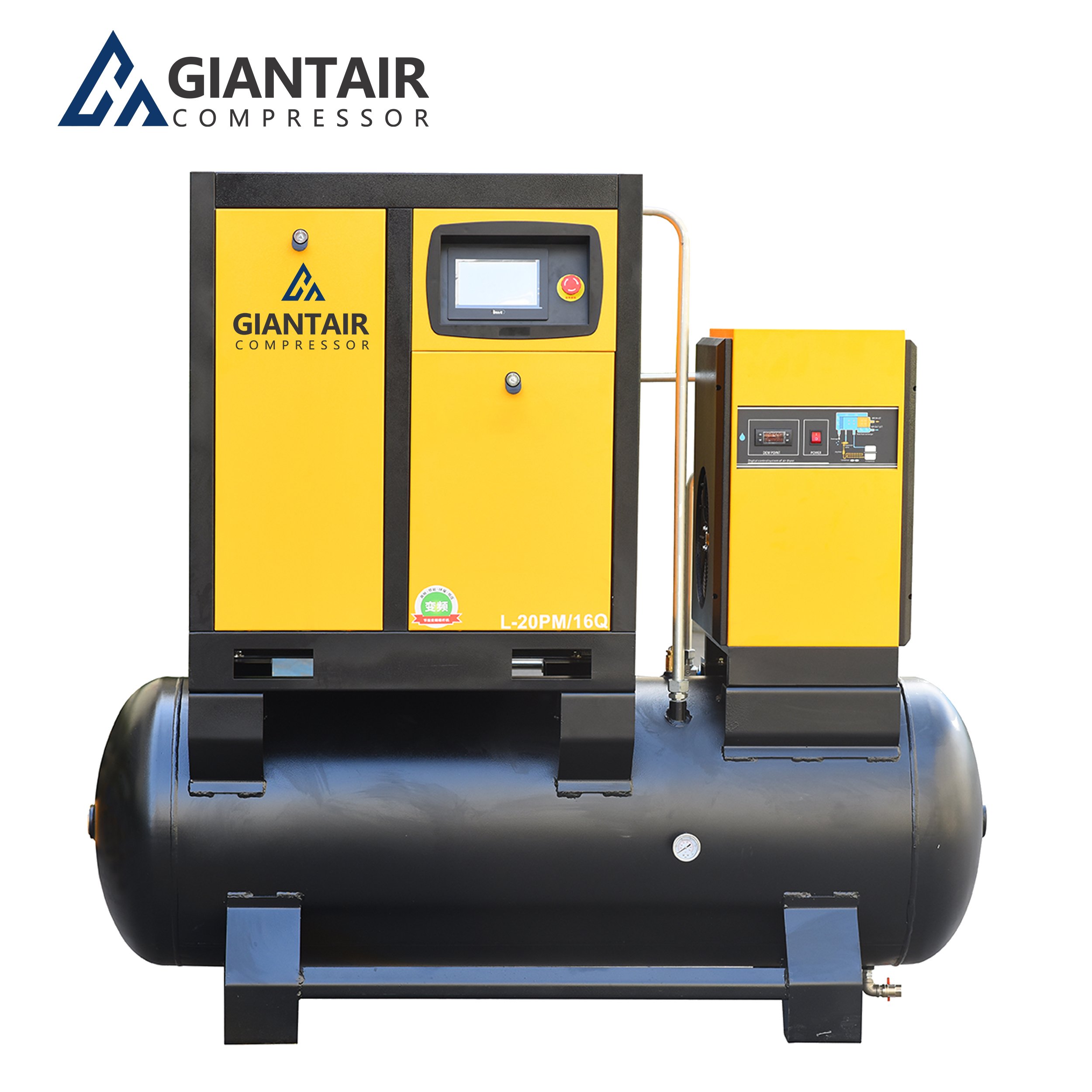 GiantAir Air-compressors 10 HP 7.5 KW 10HP 7.5KW Industry Compresor De Aire Industrial Rotary Screw Air Compressor