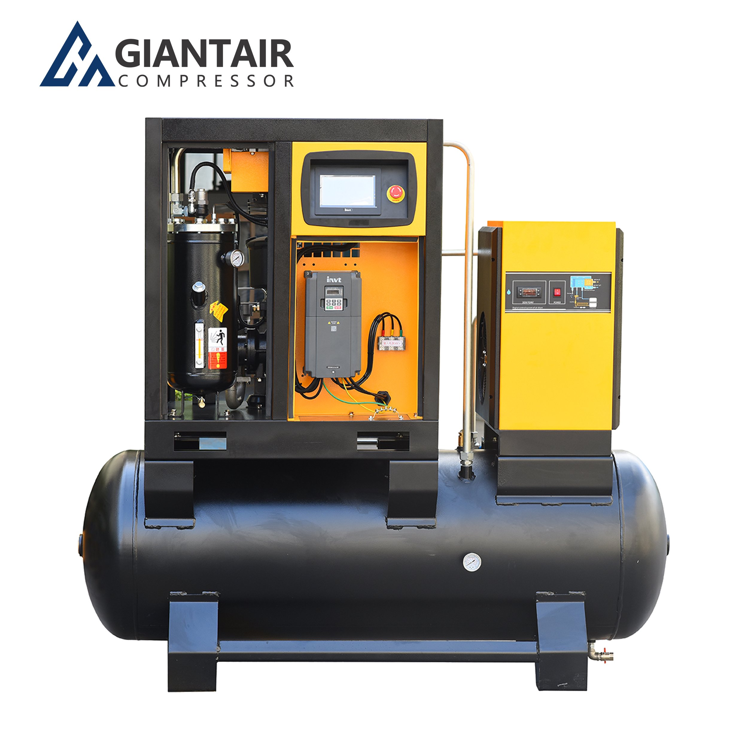 GiantAir Air-compressors 10 HP 7.5 KW 10HP 7.5KW Industry Compresor De Aire Industrial Rotary Screw Air Compressor