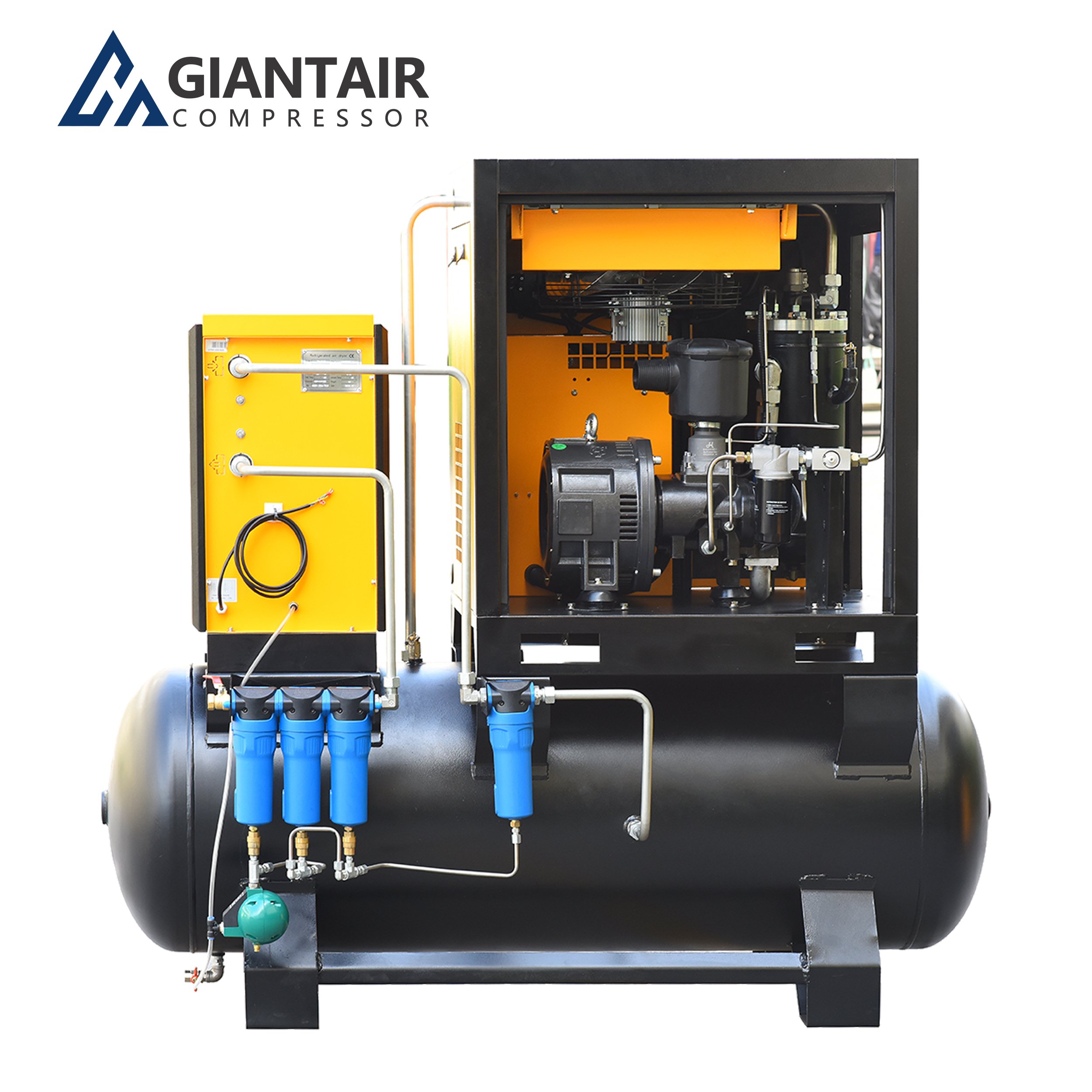 GiantAir Air-compressors 10 HP 7.5 KW 10HP 7.5KW Industry Compresor De Aire Industrial Rotary Screw Air Compressor