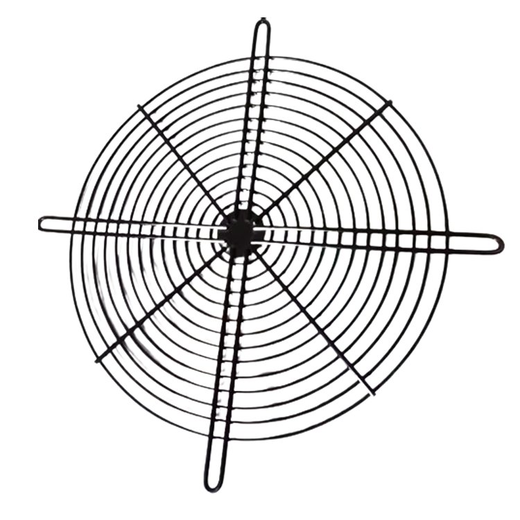 Black Color Metal Wire Heavy Deep Fan Guards Grill for Industry Fan Machine Large Axial Fan Mesh Cover