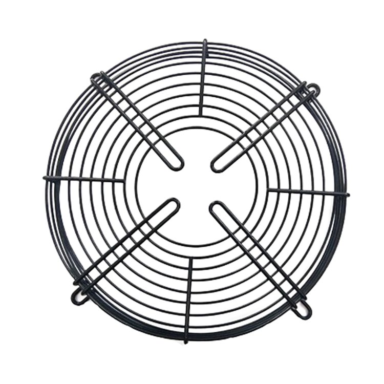 Black Color Metal Wire Heavy Deep Fan Guards Grill for Industry Fan Machine Large Axial Fan Mesh Cover