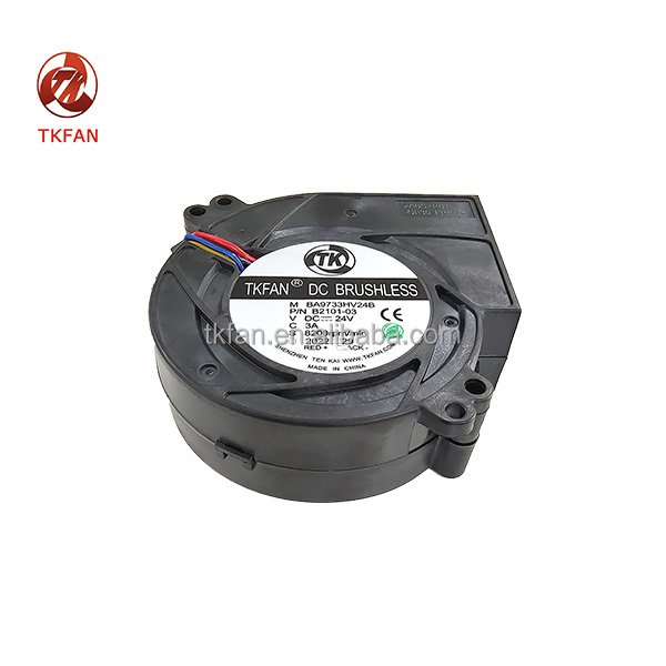 High Speed 8200rpm 9733 12v 24v 48v DC Cooling Centrifugal Blower Fan with PWM Control 9BMC12P2G001/9BMC24P2G001