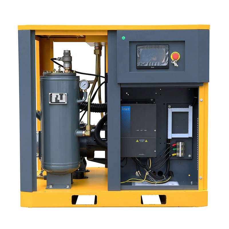 AirHorse Low Noise Industrial High Efficiency 10HP 15HP 20HP 30HP 100HP Rotary Pm VSD Screw Type Air Compressor With Air Dryer
