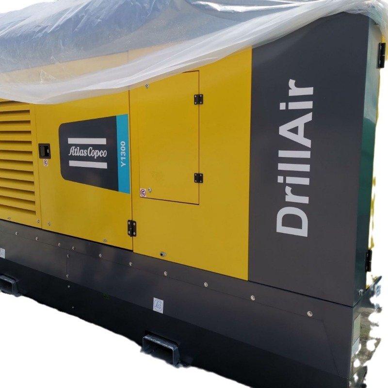 Atlas Copco Cummins Engine Box Type Oil Field Equipments Drilling Series Y1300 Large Mobile High Pressure Diesel Air Compressors