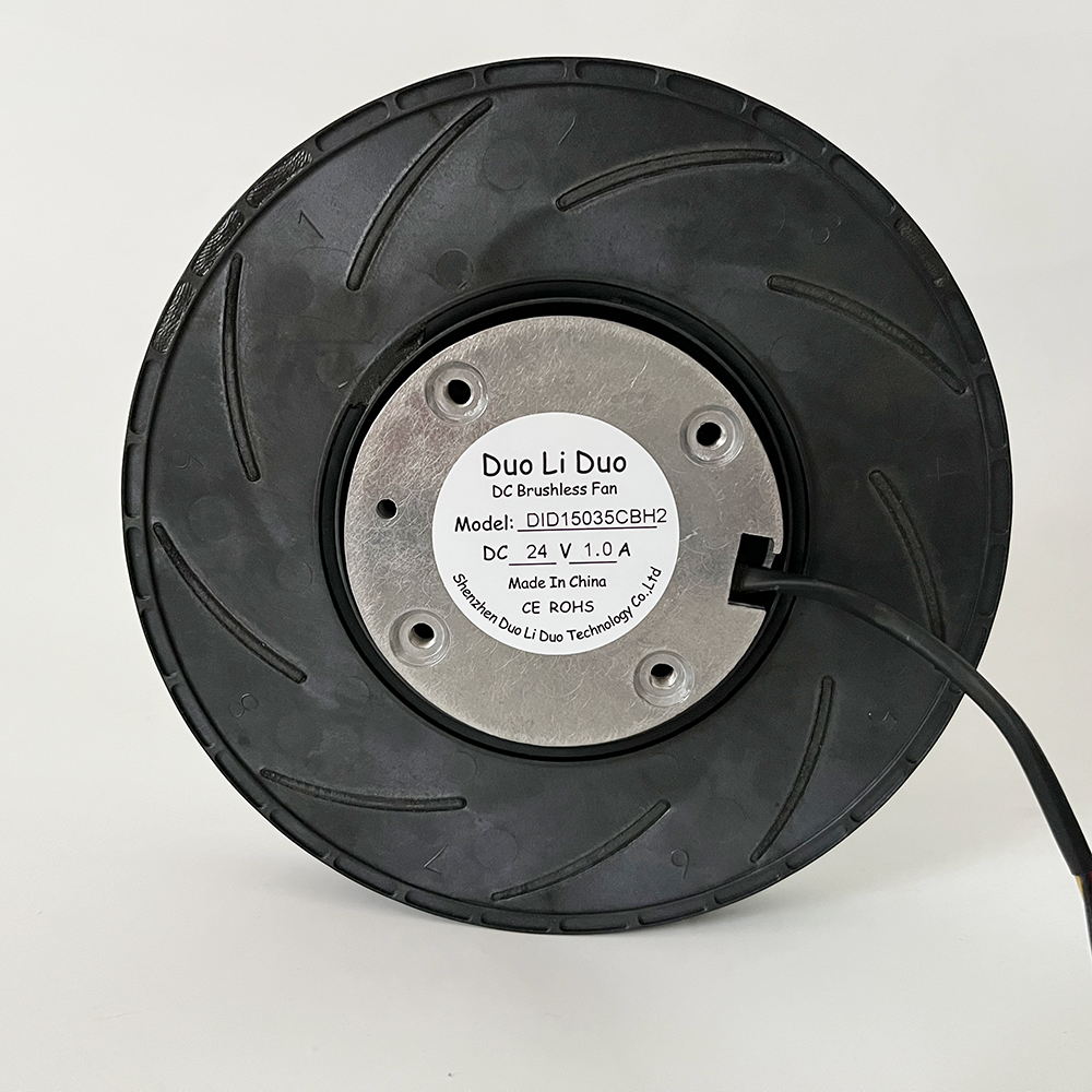 Low Noise PP Centrifugal Fan Series for air Filter Box / 150mm Centrifugal Ring Blower Fan Dc 24v Brushless