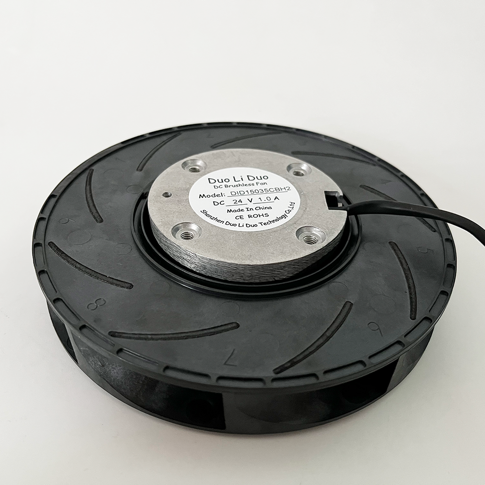 Low Noise PP Centrifugal Fan Series for air Filter Box / 150mm Centrifugal Ring Blower Fan Dc 24v Brushless