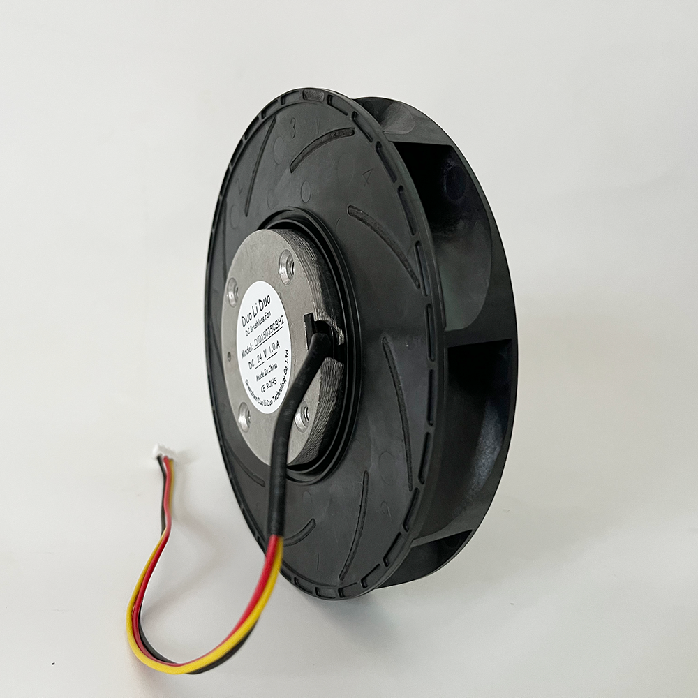 Low Noise PP Centrifugal Fan Series for air Filter Box / 150mm Centrifugal Ring Blower Fan Dc 24v Brushless