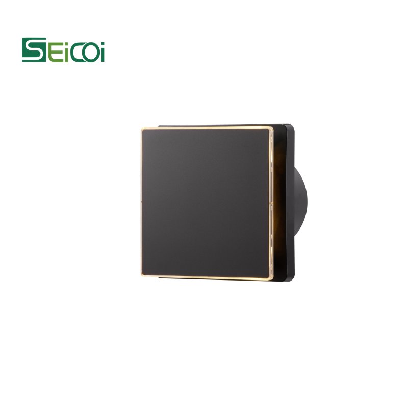Hot Sale Exhaust Fan for Bathroom New Smoking Room Extractor Fan LED Lighting Effect During Activation Water Proof