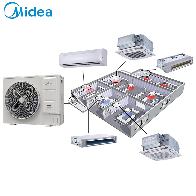 Midea Vrf V8 Mini Midea ETA (META) 2.0 40000btu 12kW Central air Conditioning Multi Split Light Commercial air Conditioner