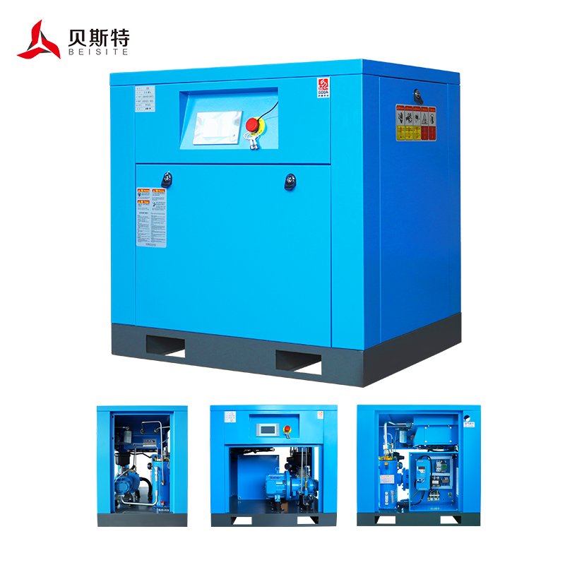 7.5kw 10hp Screw air Compressor Rotary Screw Type air Compressors with Dryer and tank